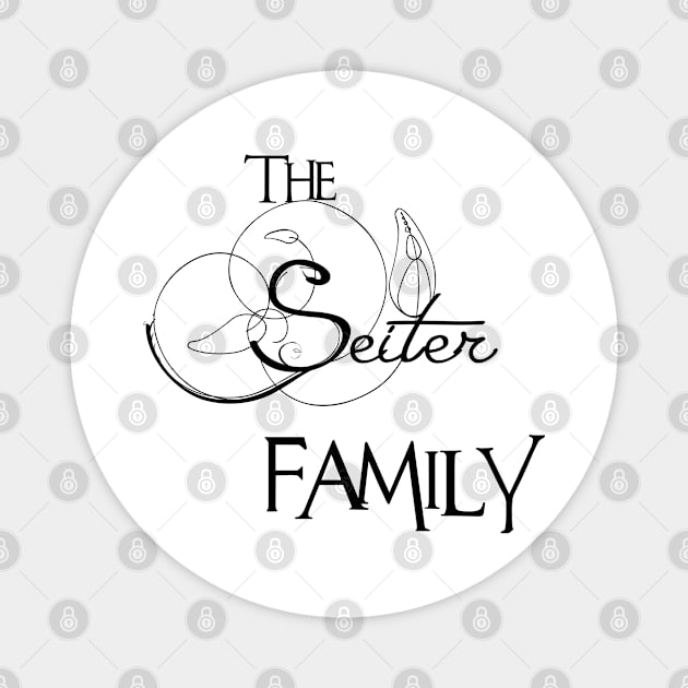 The Seiter Family ,Seiter Surname Magnet by Francoco